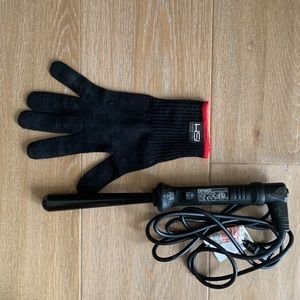Amika tourmaline curler with glove